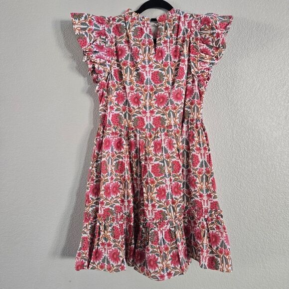 Caroline Constas Flutter Mini Dress Strawberry Print Sz M New - Picture 6 of 9